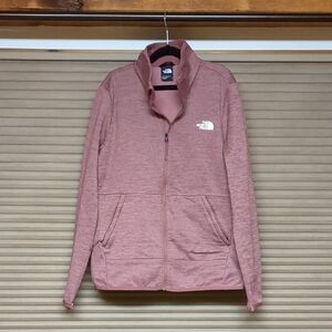 The North Face Pink Ski Jacket with Full Zip and Relaxed Fit
